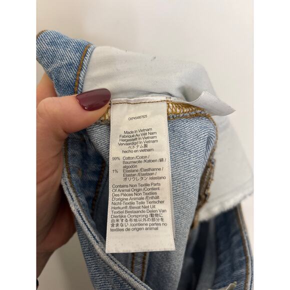 Madewell Jeans Womens 27P Fiore Wash Curvy Perfect Vintage High Rise Cropped - Picture 5 of 6